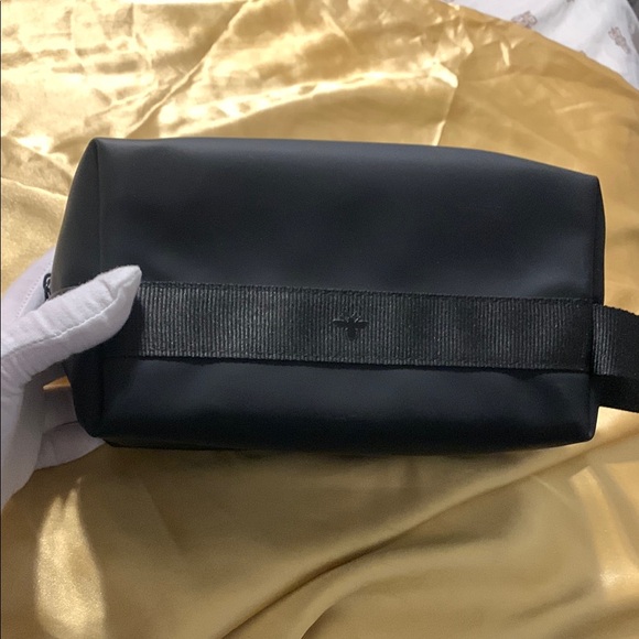Dior Black Leather Toiletry Bag Minimalist Design - Picture 1 of 6